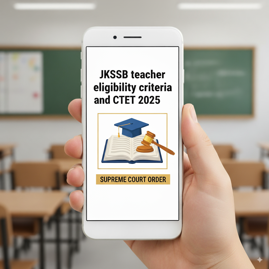 JKSSB Teacher Eligibility test