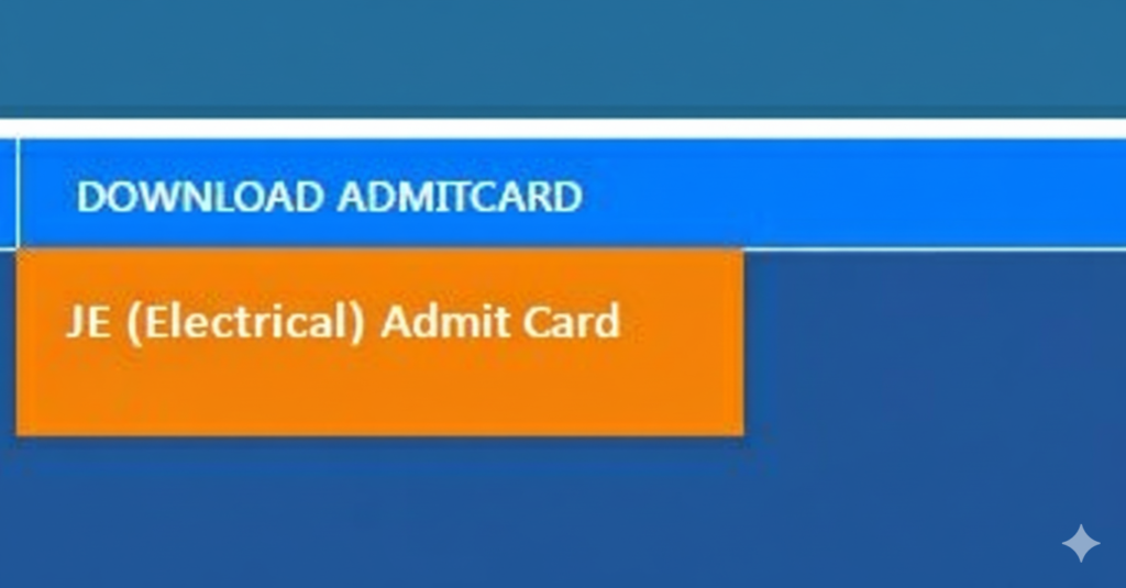 JKSSB JE Electrical Admit Card